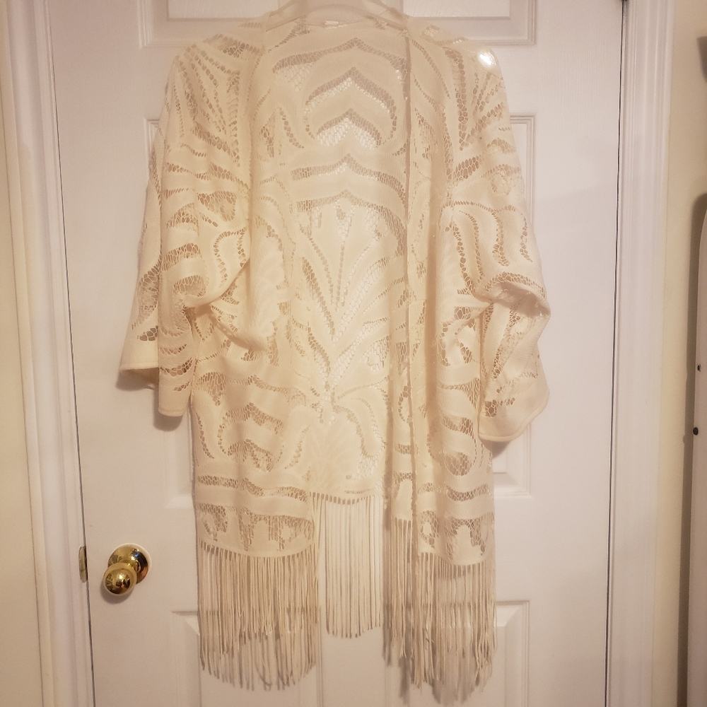 XL Fringe Cardigan